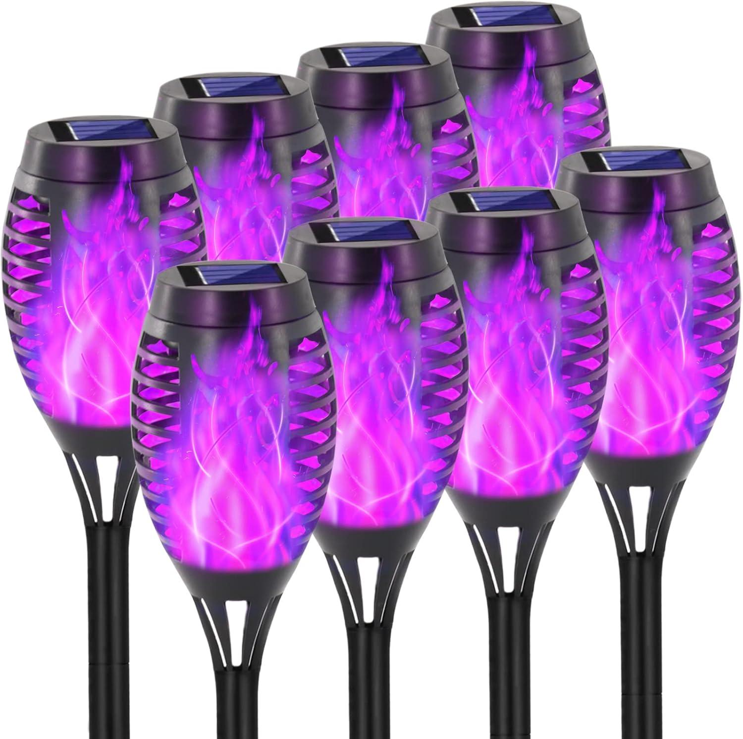 The Holiday Aisle® 8 Pack Halloween Decorations Outdoor, Halloween Solar Lights for Halloween Decor