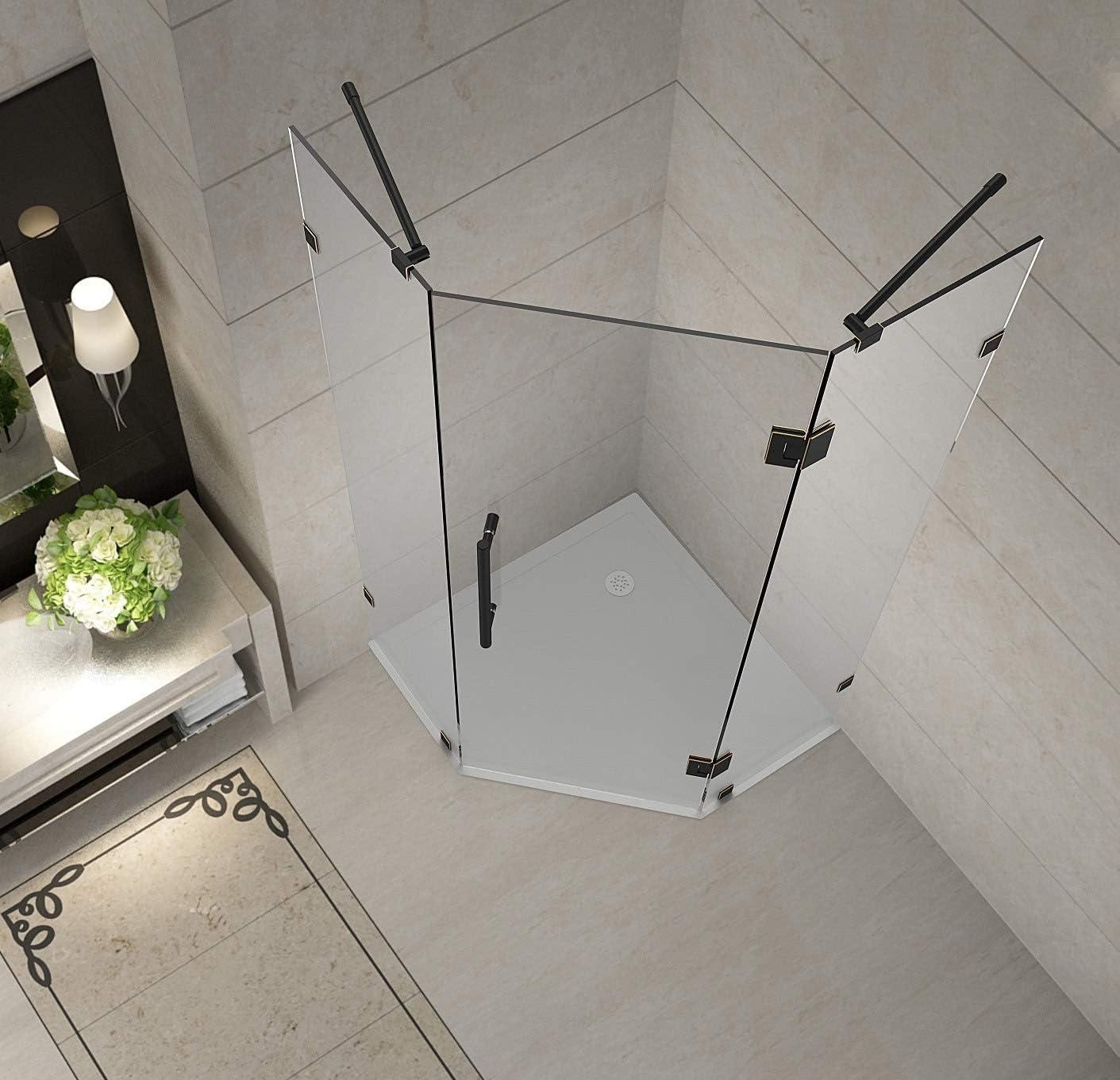 Neoscape 36" x 72" Neo-angle Hinged Shower enclosure