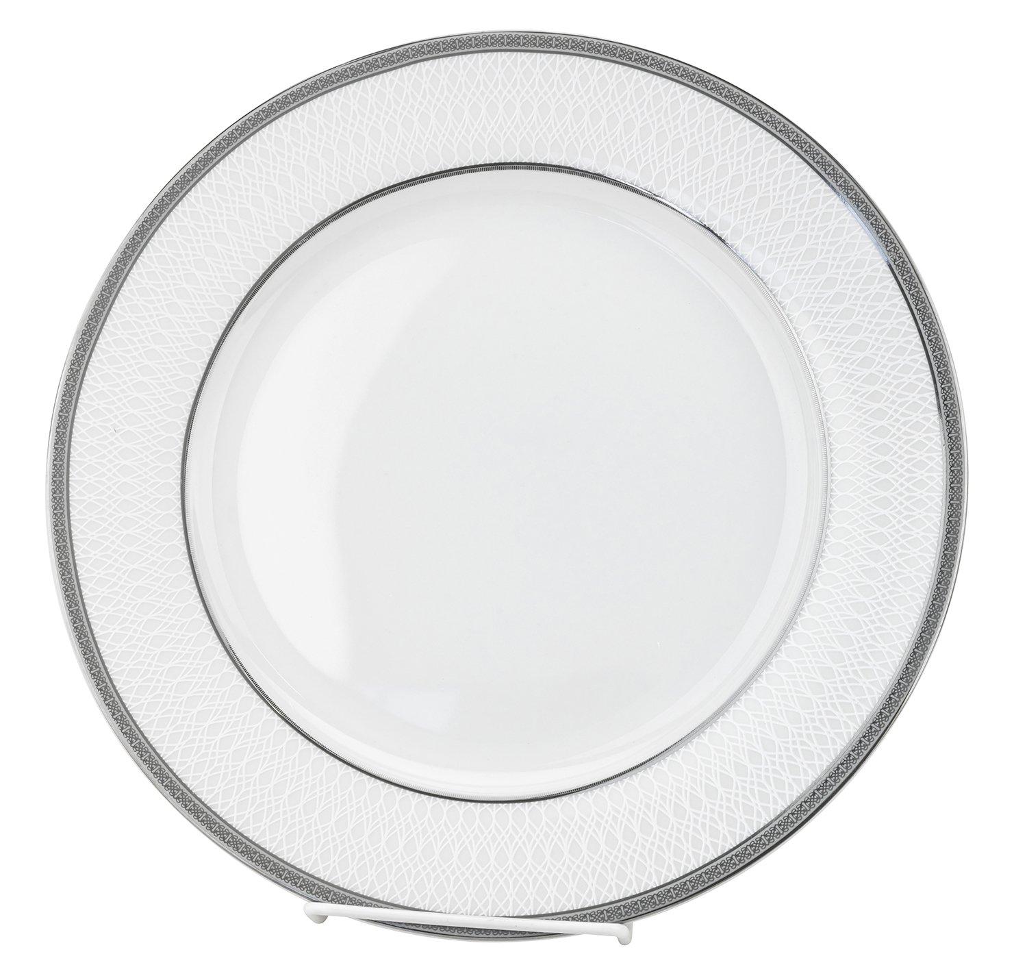 Lorren Home Trends 24 Piece Porcelain China Dinnerware Set - Service for 4