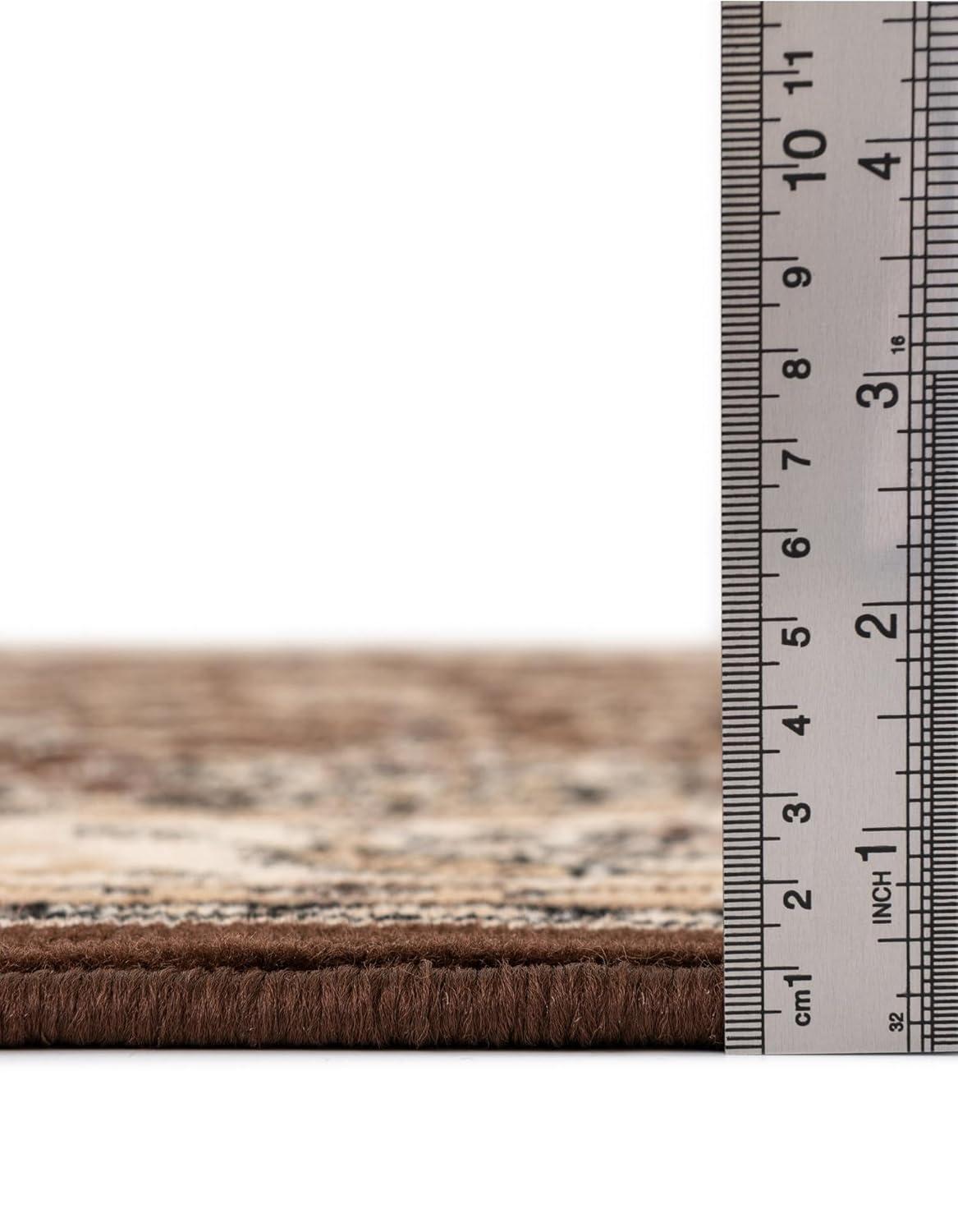 Unique Loom 9' 10 x 13' 1 Sialk Hill Washington Terracotta Area Rug