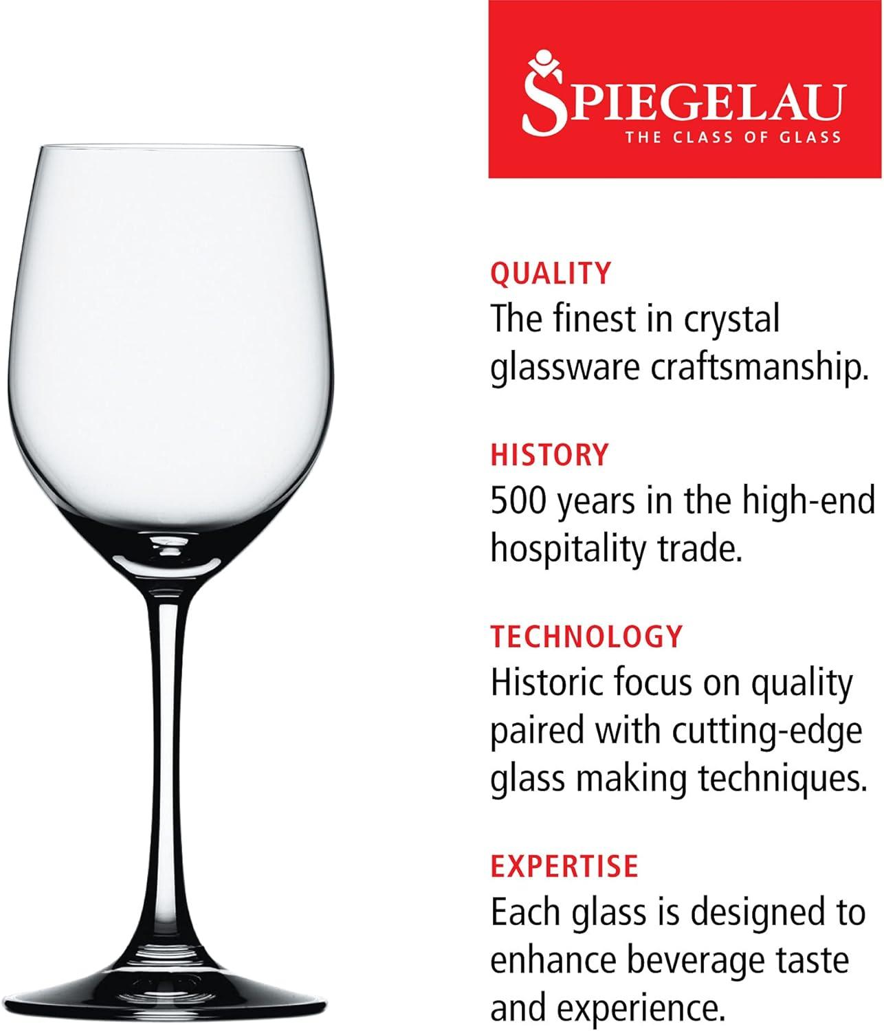 Spiegelau 12oz. Crystal Wine Glass Set