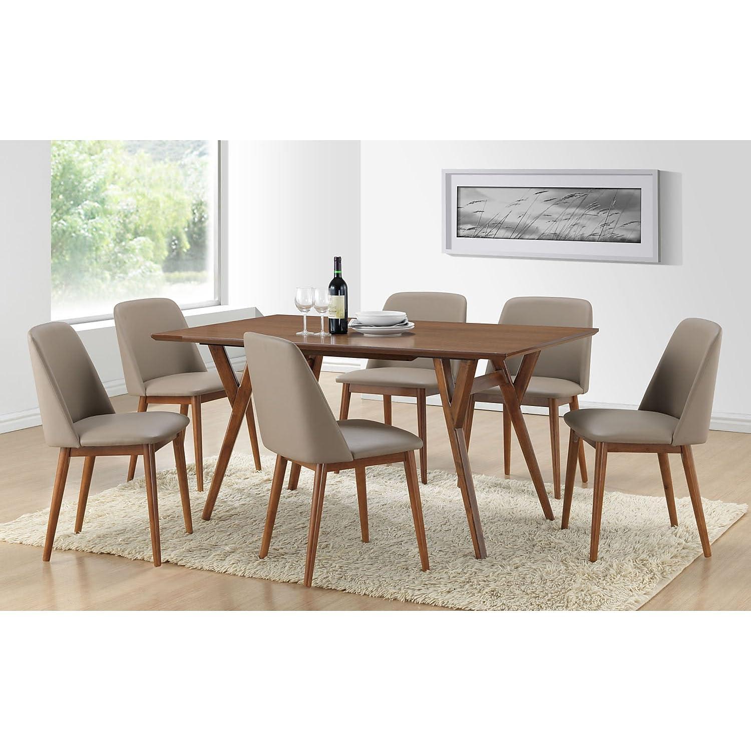 George Oliver Hartlepool 18'' H Faux Leather Upholstered Side Chair (Set of 2)
