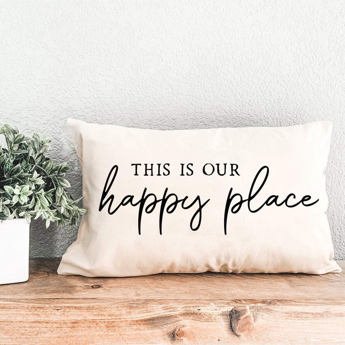 PANDICORN Welcome Throw Pillow Covers 12x20 Inch Modern Farmhouse Outdoor Front Porch Patio Decorations Lumbar Decorative Throw Pillows Cases Cushion Covers for Home Living Room Bedroom Couch Decor