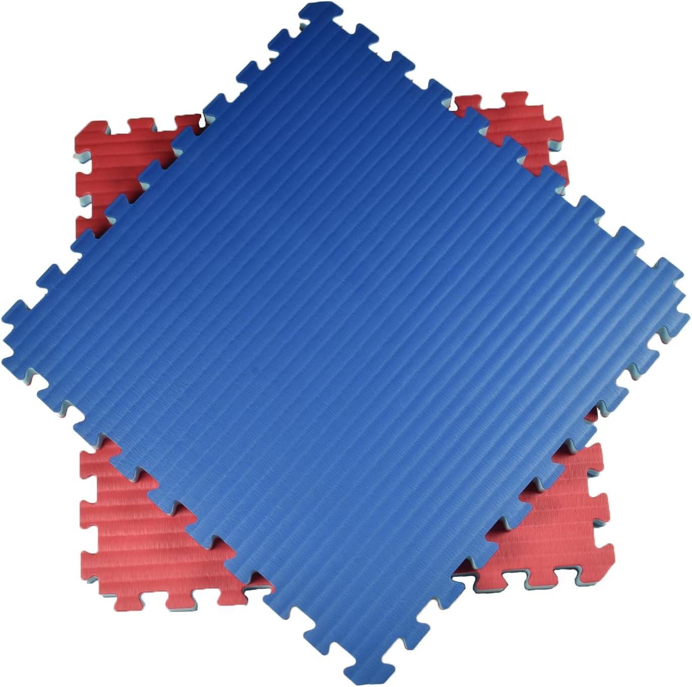 Greatmats Home BJJ MMA Puzzle Mats for Judo, Jiu Jitsu, Black/Gray Tatami finish 10 Pack, 2x2 ft x 1.5 inch