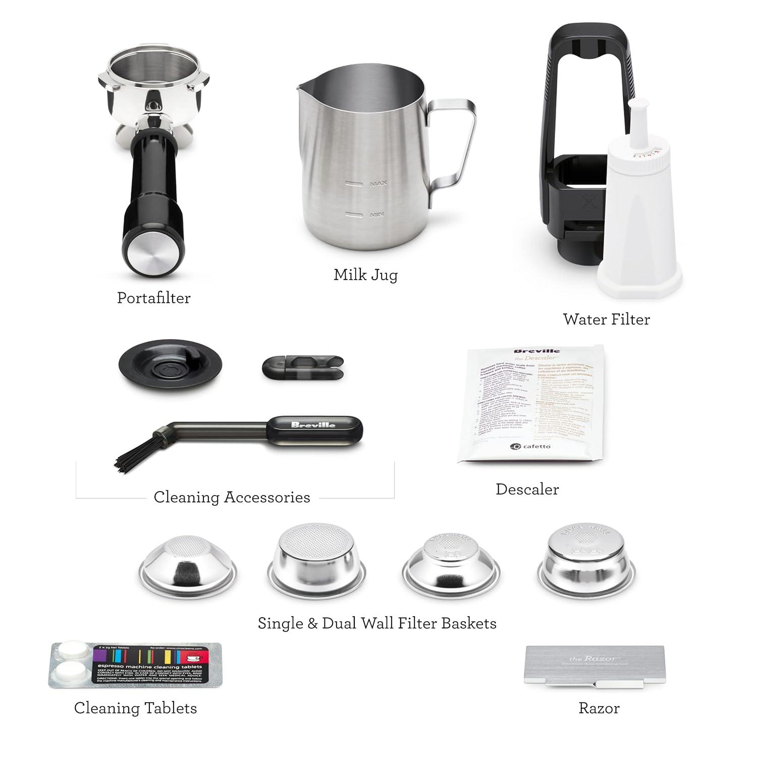 Breville ® Barista Touch ™ Impress Espresso Machine in Damson Blue