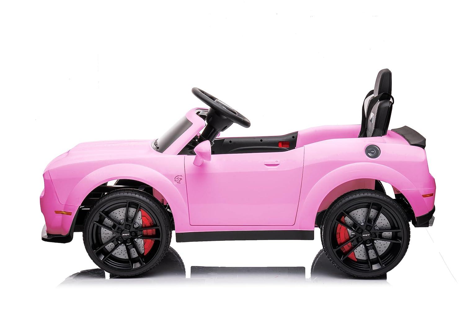Best Ride On Cars DODGE Challenger 12V Pink