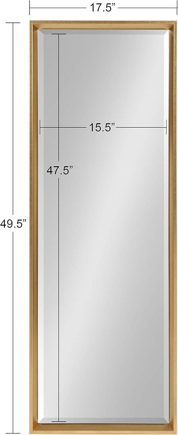 17.5" x 49.5" Calter Full Length Wall Mirror - Kate and Laurel