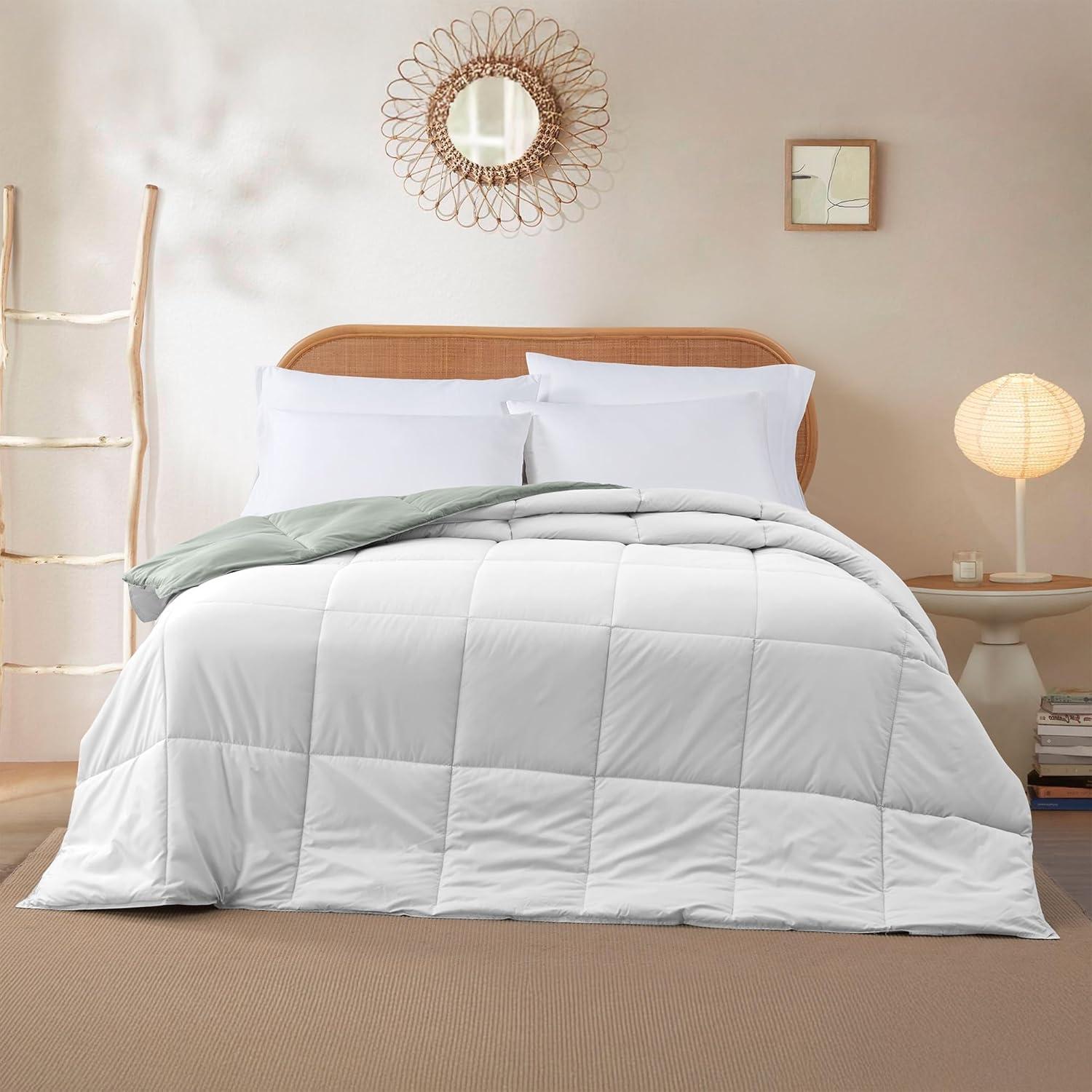 Modern Threads Modern Threads Sanctuary by PCT Down Alternative Microfiber Quilted Reversible Comforter & Duvet Ins