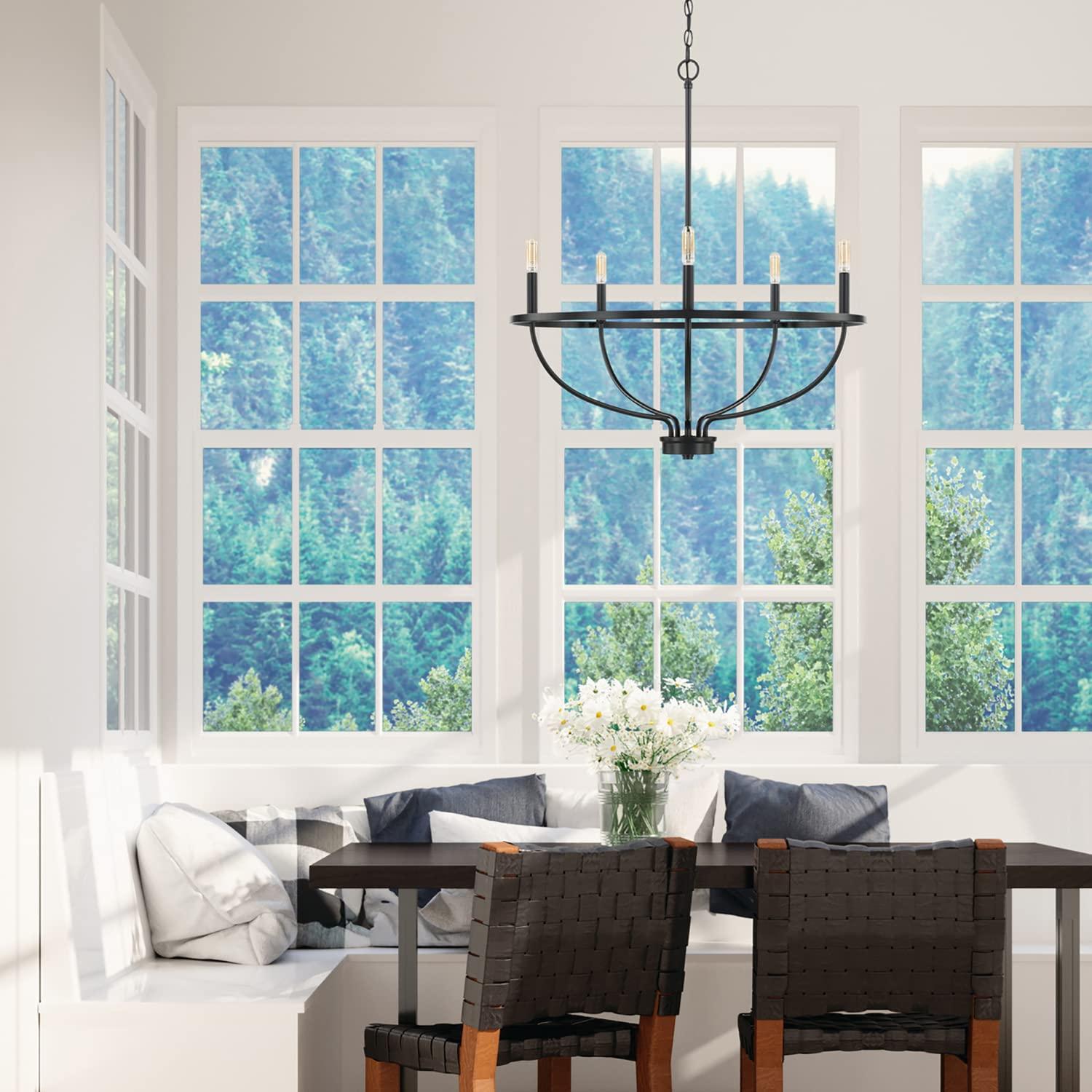 Capital Lighting Greyson 5-Light Aged Brass Chandelier