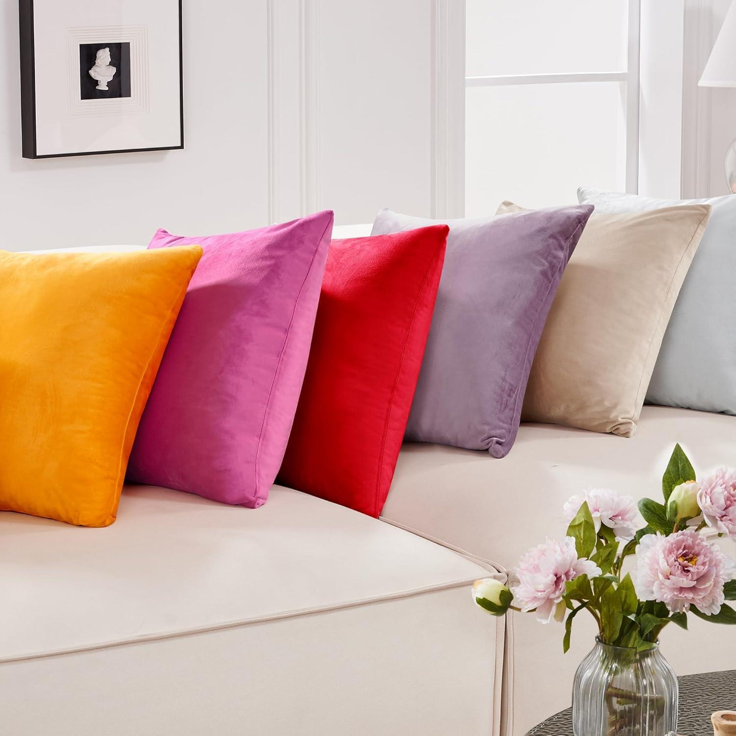 Deconovo Square Velvet Pillow Cover & Reviews | Wayfair