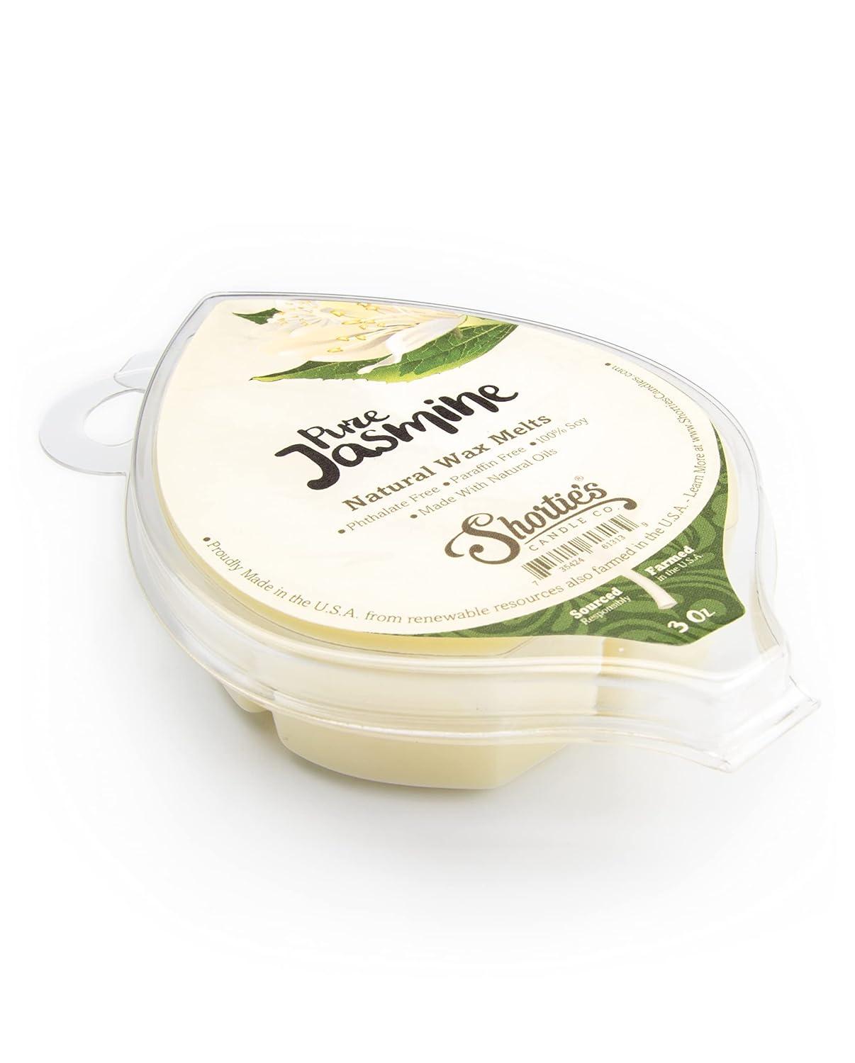 Jasmine Soy Wax Melts - All Natural + Essential Oils + Phthalate Free - Shortie