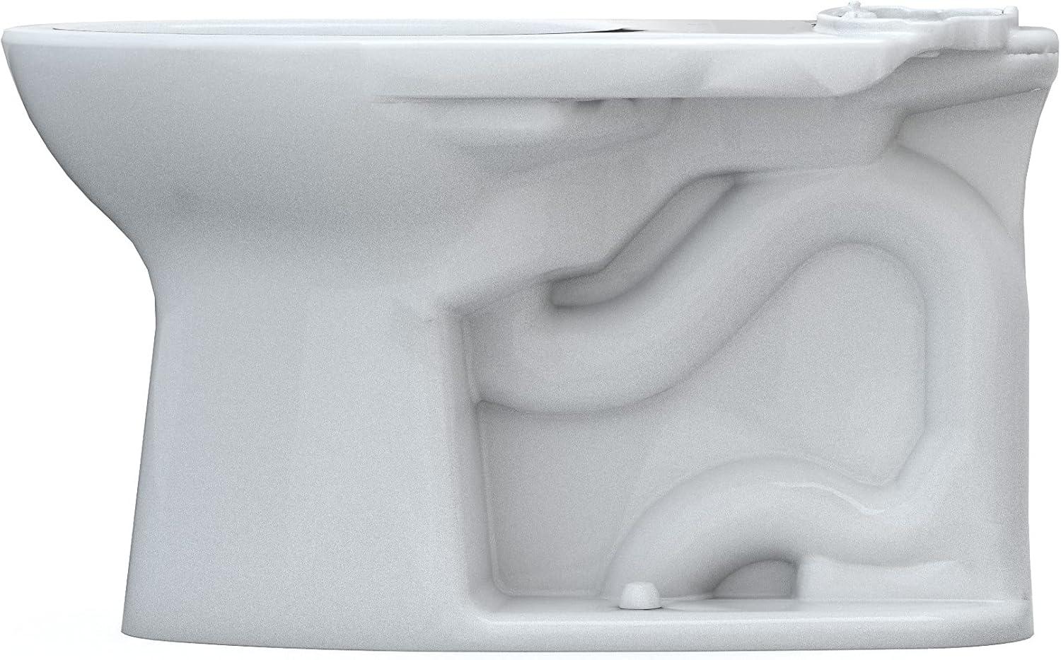 TOTO® Drake® Elongated TORNADO FLUSH® Toilet Bowl with CEFIONTECT®, Cotton White - C776CEG#01