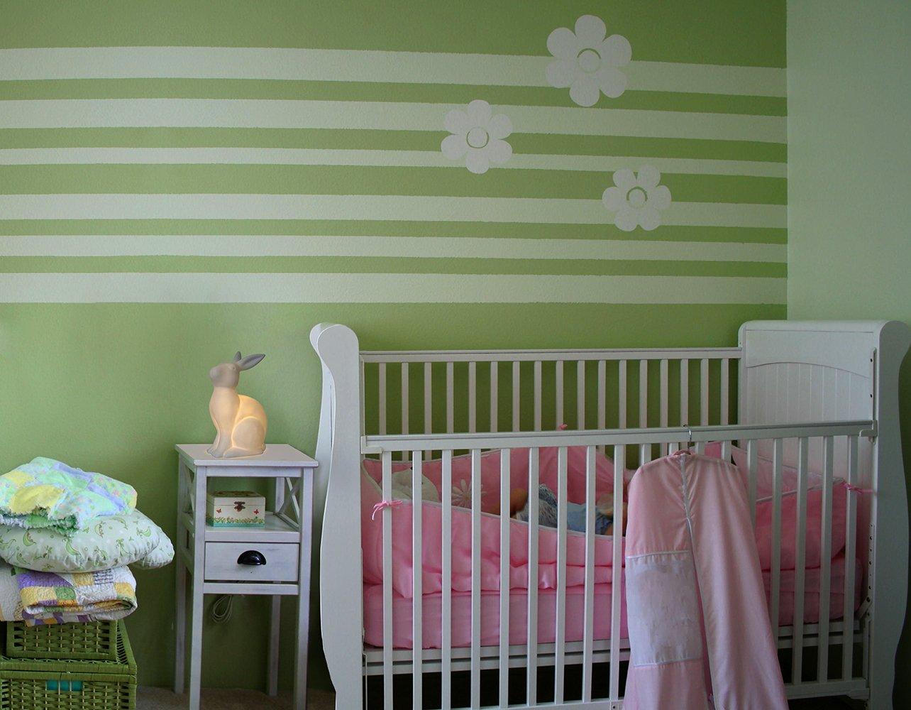 Gracie Oaks Creekwood Home 10.43" Glowing Ceramic Bunny Rabbit Light, For Home Décor, Nightstand, End Table, Entryway, Bookshelf, Kid's Room, White