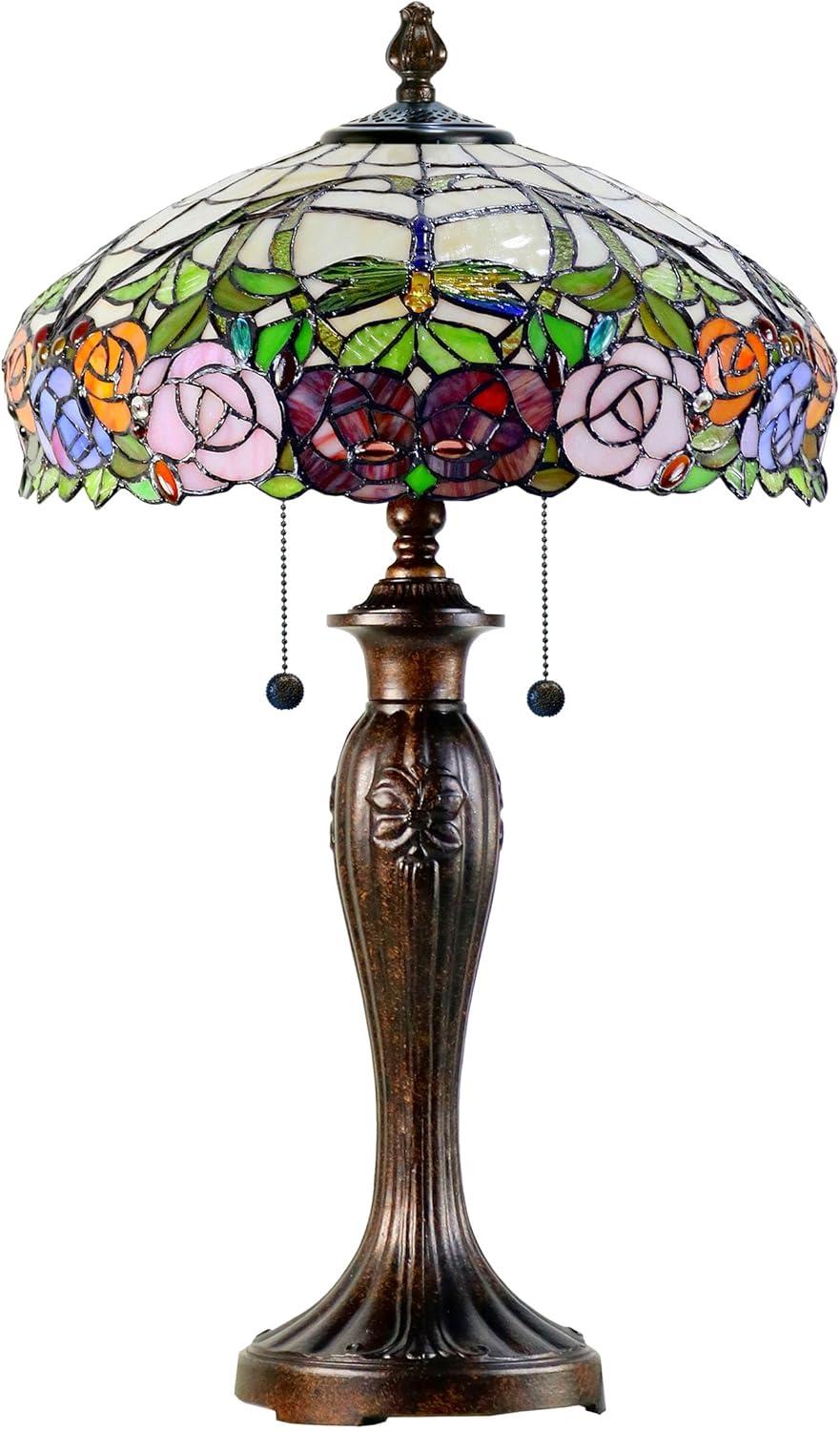 Dale Tiffany Zenia Rose Table Lamp