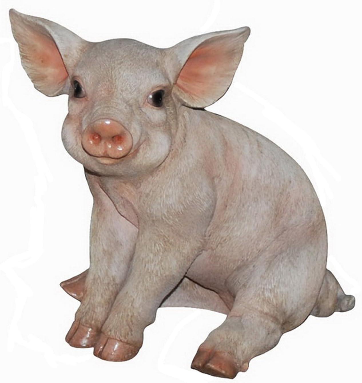 Seated Pig Figurine