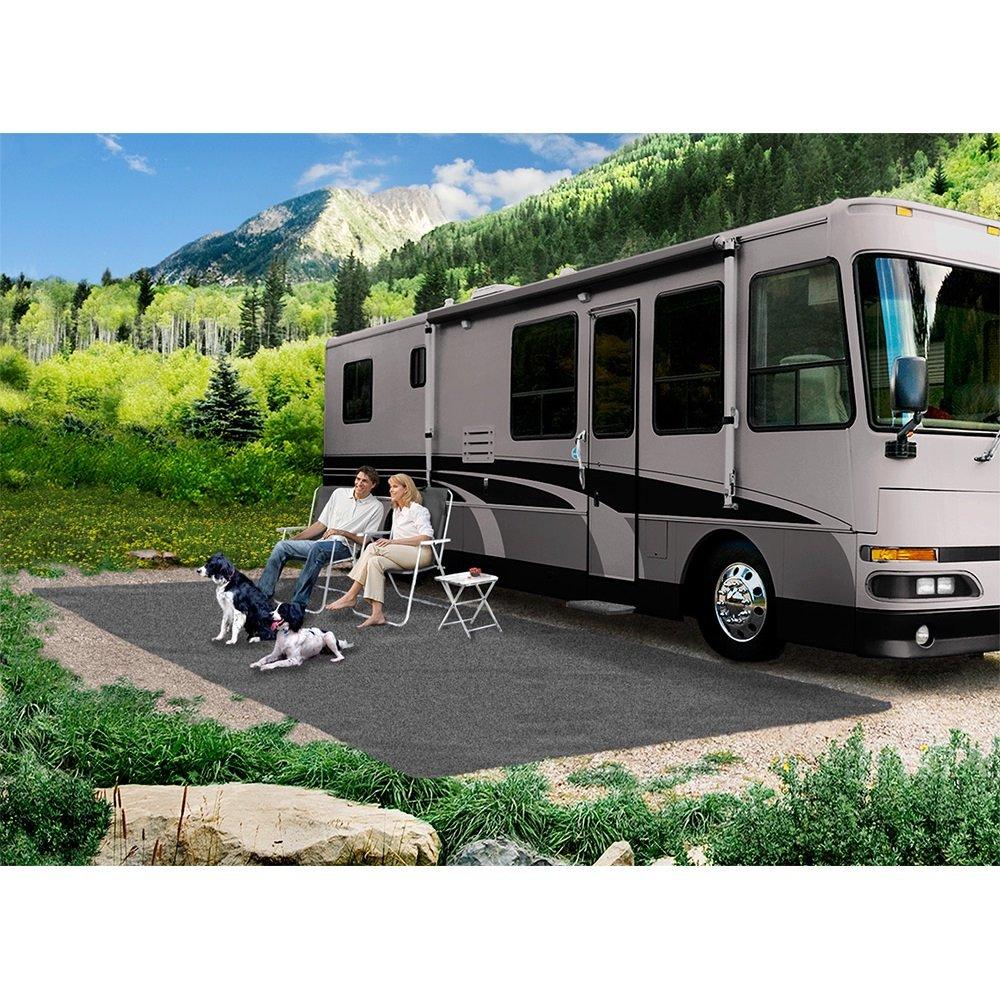 Prest-O-Fit 2-1173 Patio Rug Stone Gray 8 Ft. x 20 Ft.