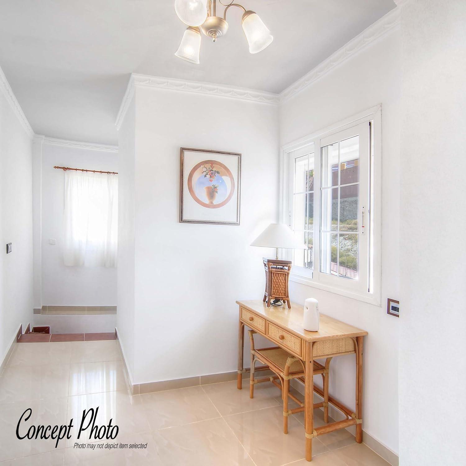 Architectural Products by Outwater L.L.C. 3-7/8 in x 4-5/8 in x 96 in Laurel Leaves and Ribbon Polyurethane Crown Moulding Pro PK 40 LF | Wayfair