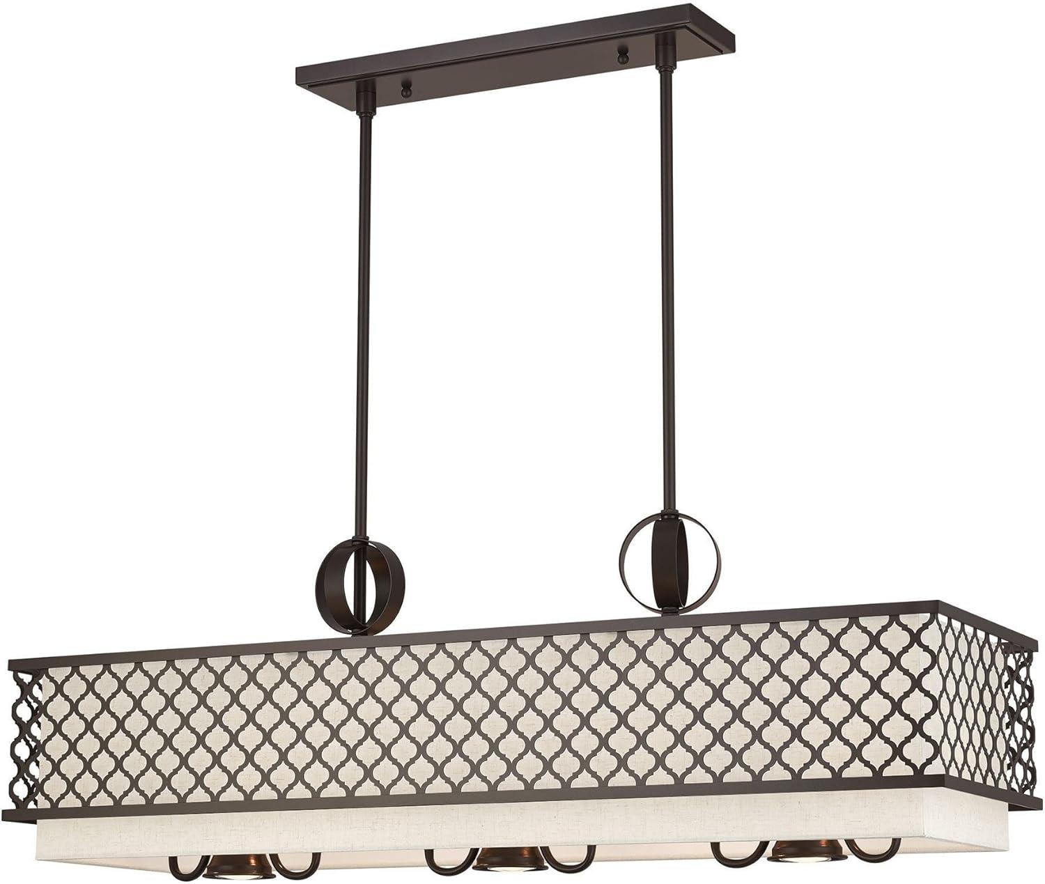 Lighting Lumens 9 - Light Square / Rectangle Chandelier