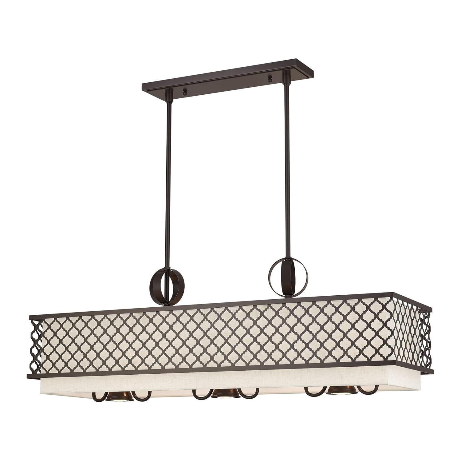 9 - Light Square / Rectangle Chandelier