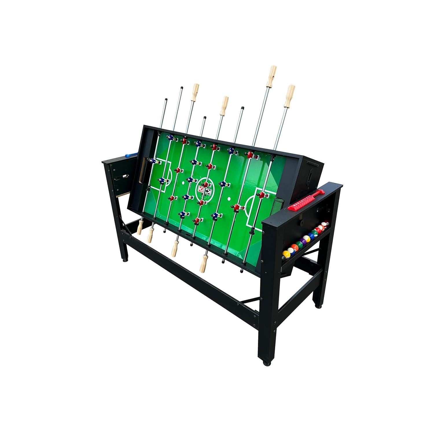 KICK Foosball Tables KICK Twain 48" 2-in-1 Swivel Multi Game Table - Billiards & Foosball-Home & Game Room Entertainment