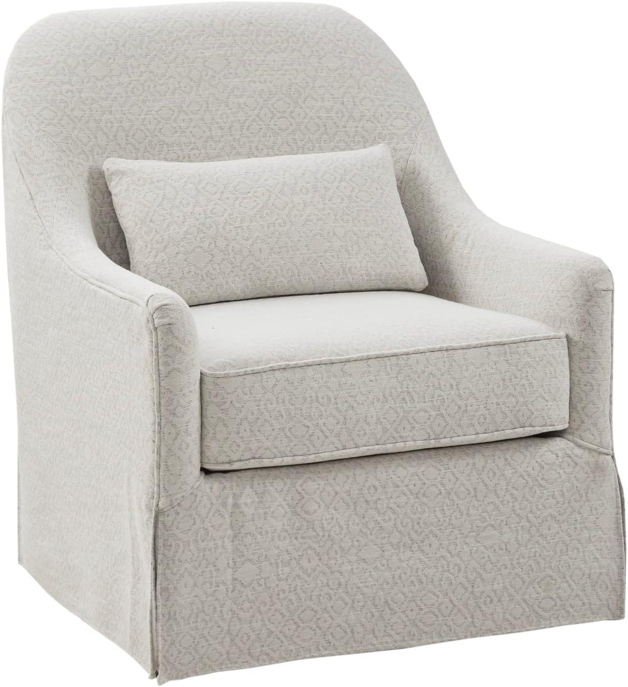 Arianna Swivel Glider Chair Light Blue See Below