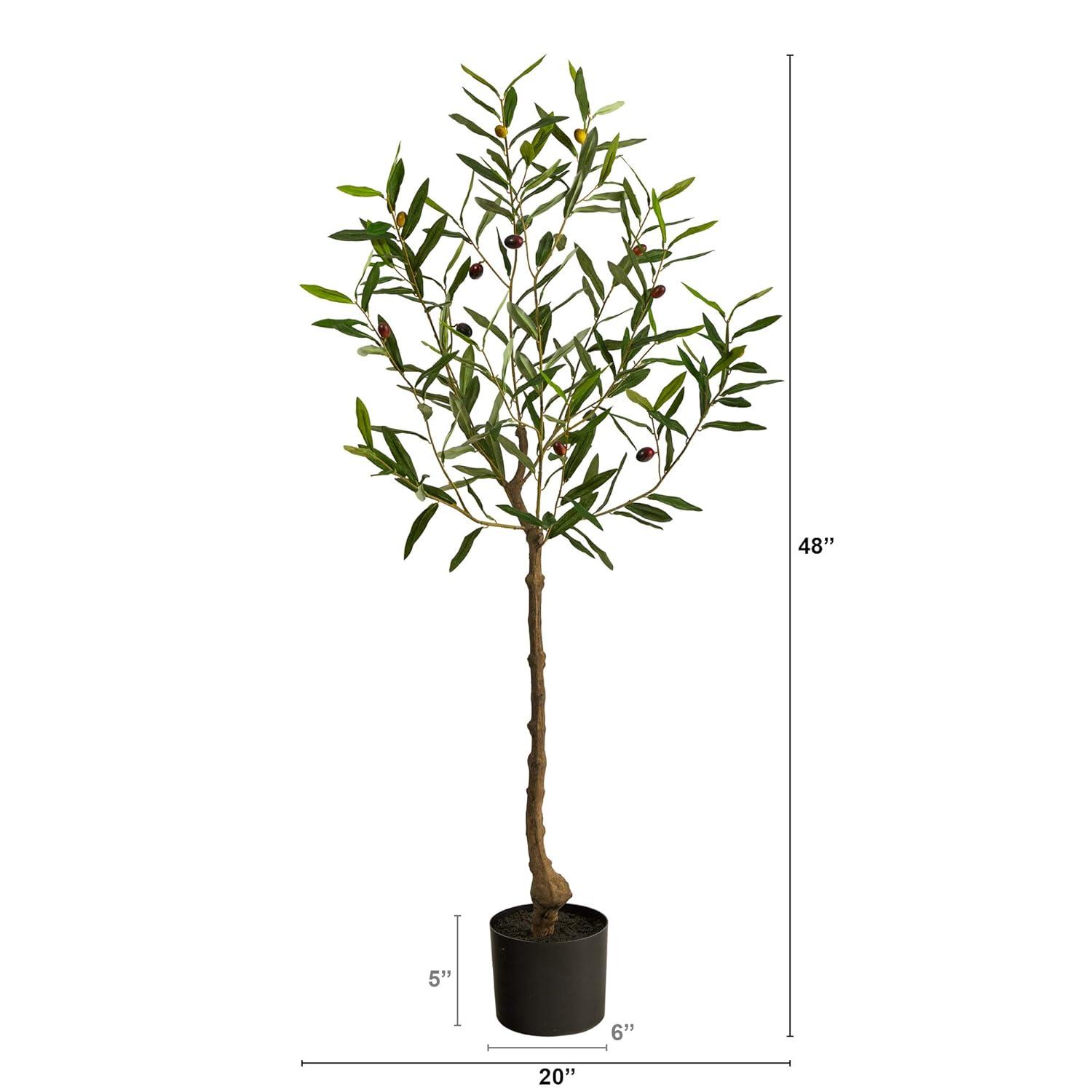 Nearly Natural 4’ Olive Artificial Tree