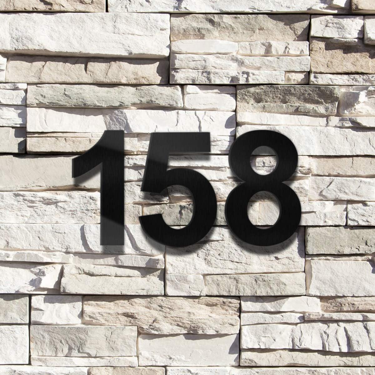 Barton 6'' H Stainless Steel House Letter