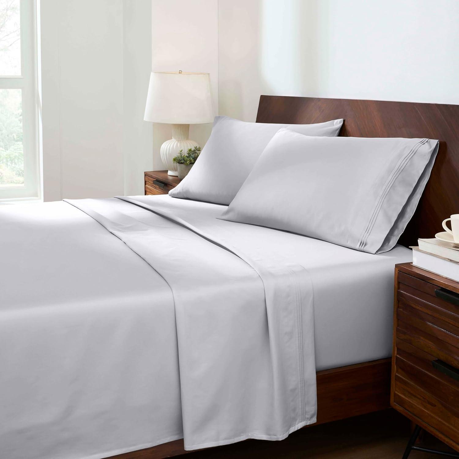 Superior Egyptian Cotton Deep Pocket Solid Luxury 1500 Thread Count Sheet Set