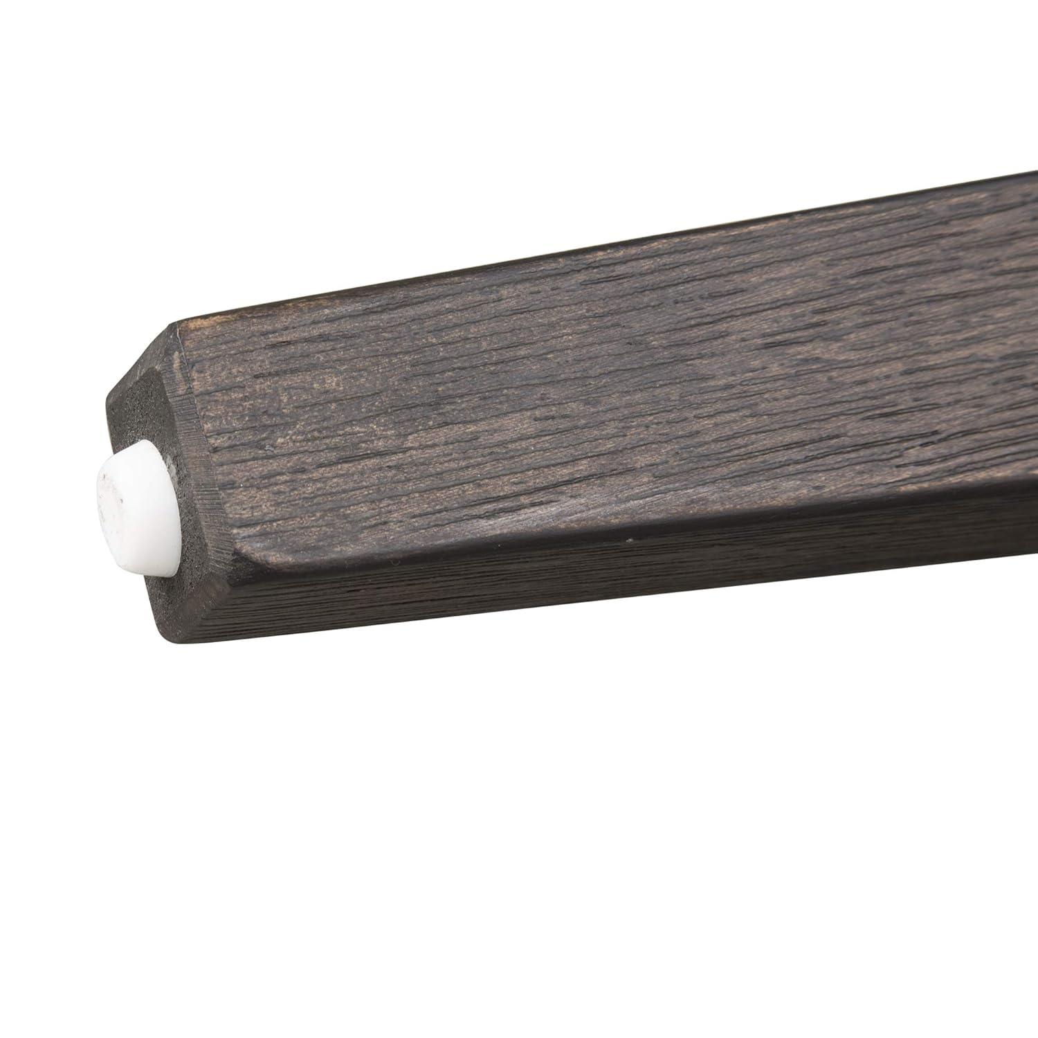Silla Lateral con Respaldo Salpicado Marrón Oscuro de Puente Doble (RTA), Juego de 2