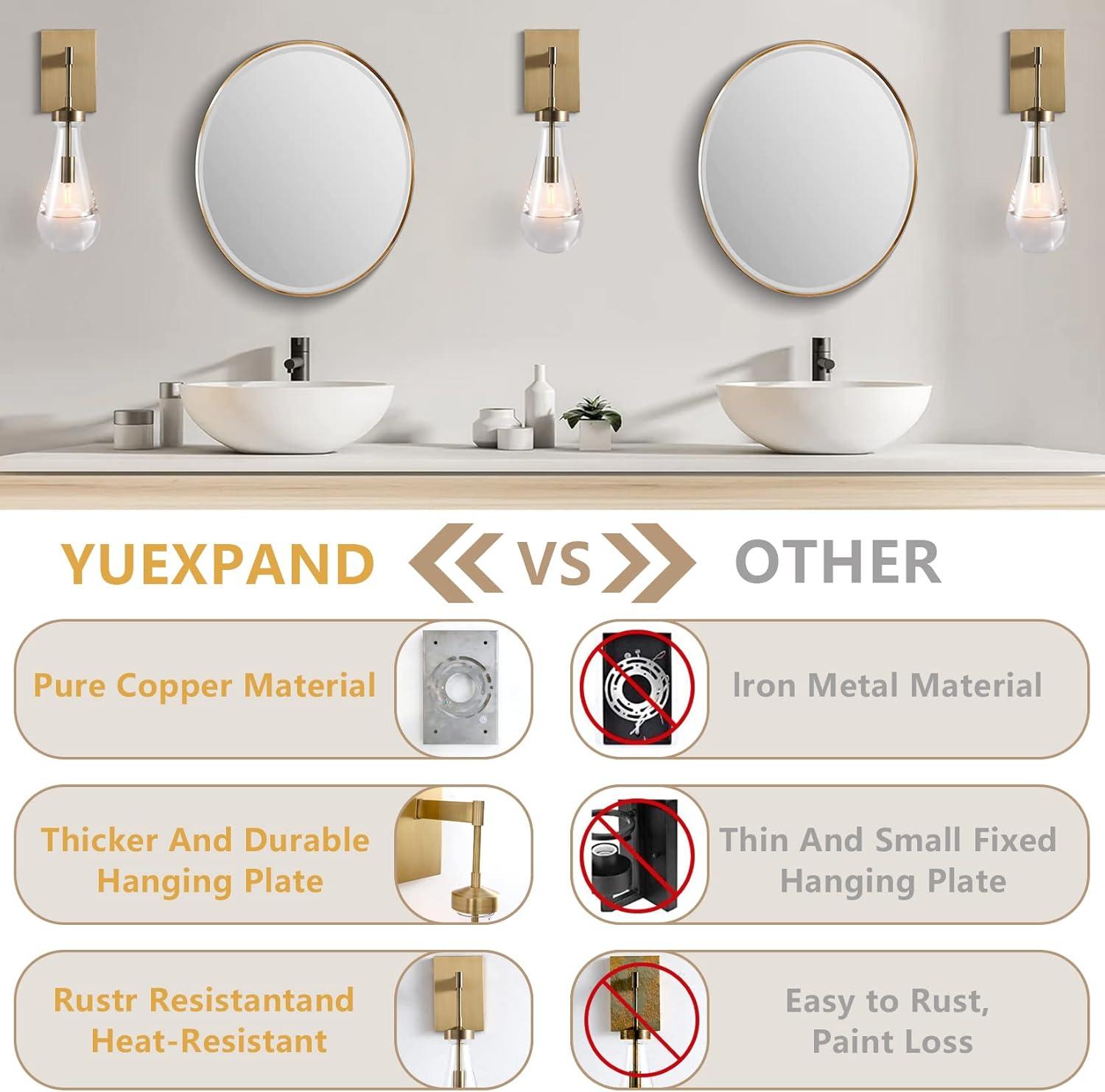 Raindrop Thick Crystal Arm Wall Sconce