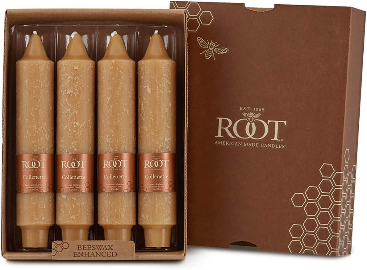 Root Candles Timberline Collenette Dinner Candle Taper (Set of 4)