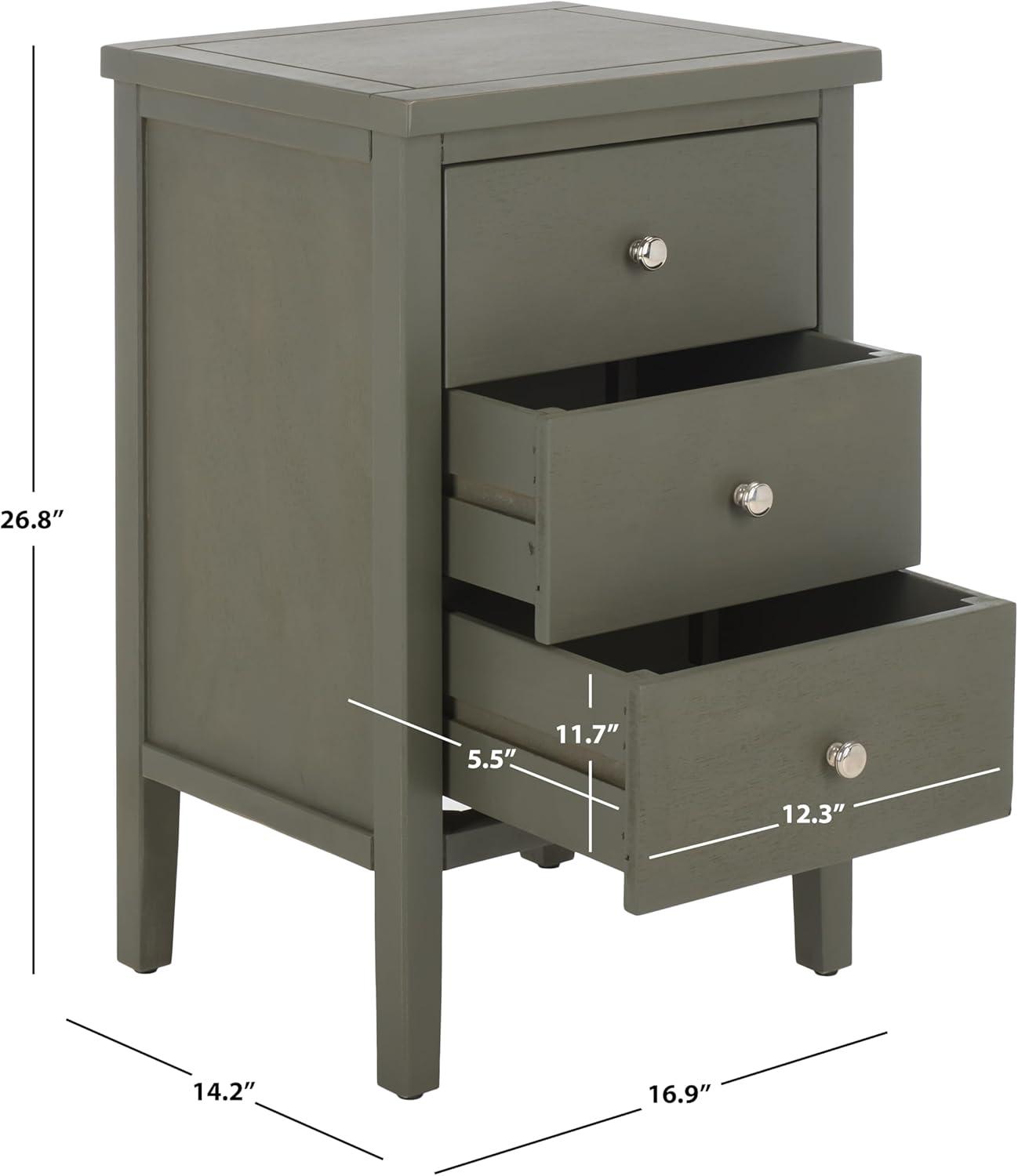 Deniz Nightstand with Storage  - Safavieh