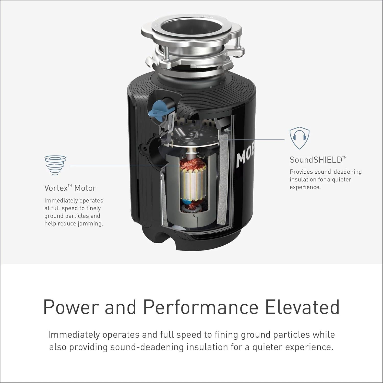 Moen GX50C GX Series 1/2 hp Garbage Disposal by Moen
