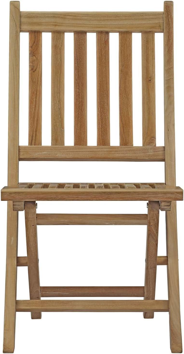 Marina Outdoor Patio Teak Folding ChairNatural