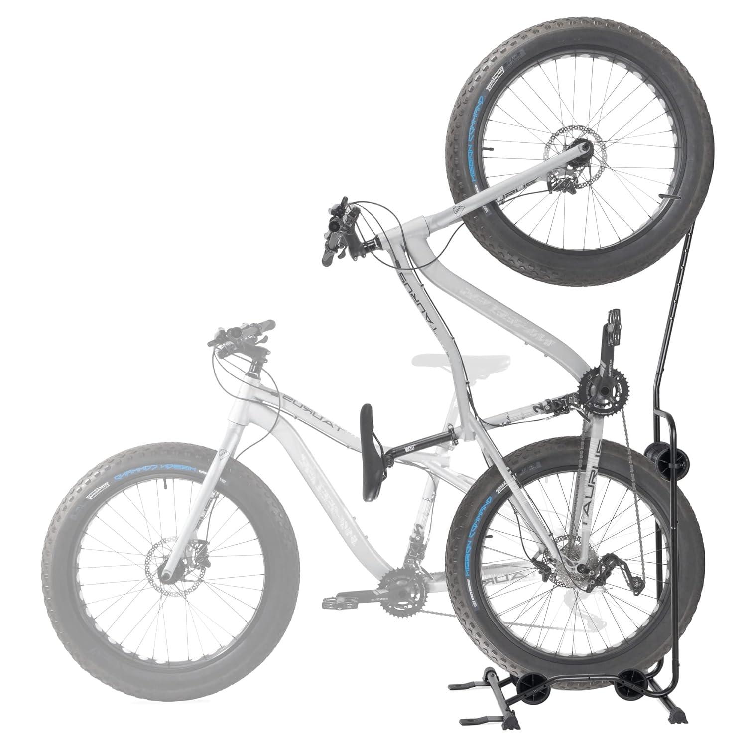 CD Upright Vertical & Horizontal MTB Road Bike Bicycle Floor Parking Stand Rack