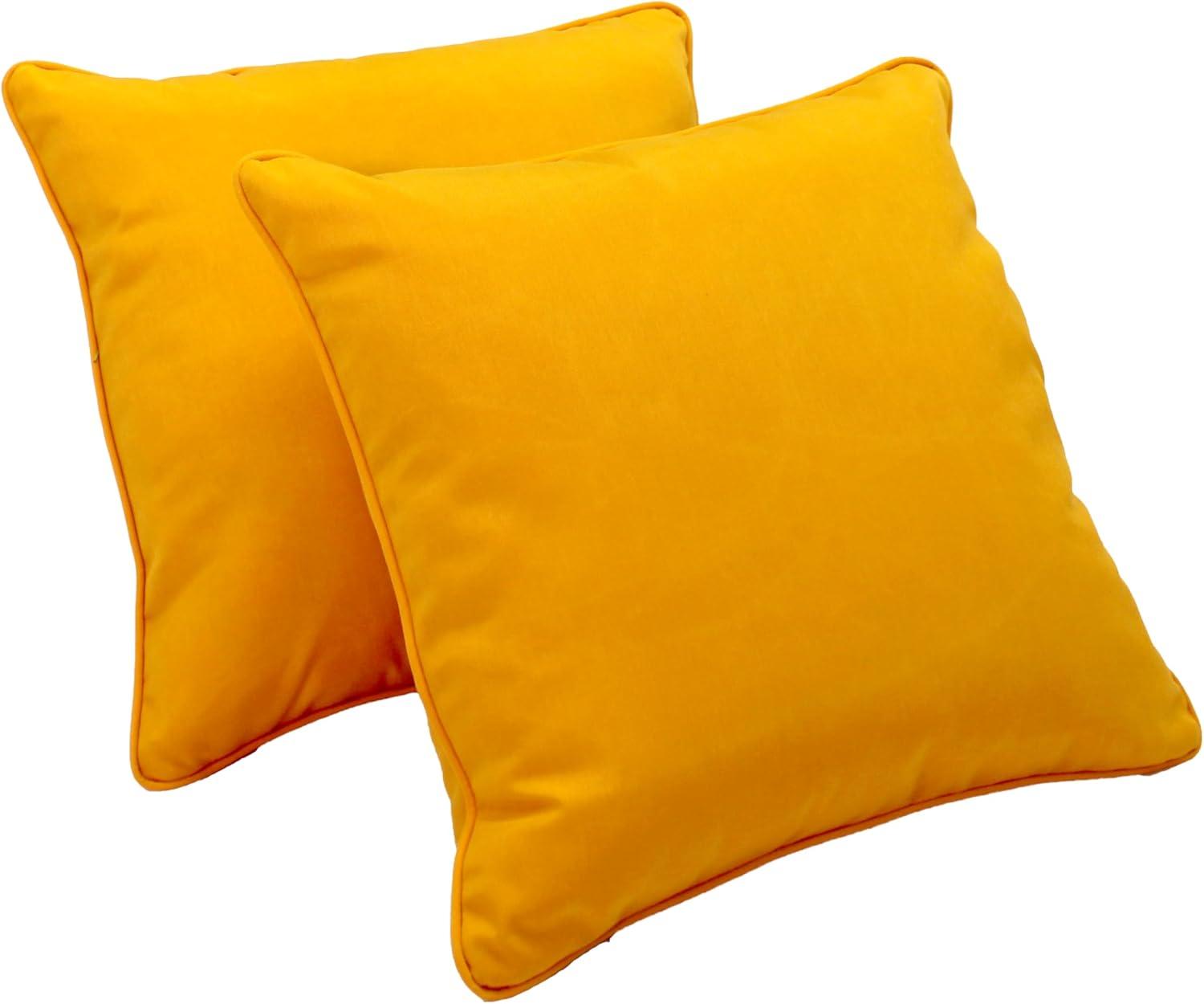 Element Synthetic Throw Square Indoor/Outdoor Pillow Cover & Insert (Set of 2)