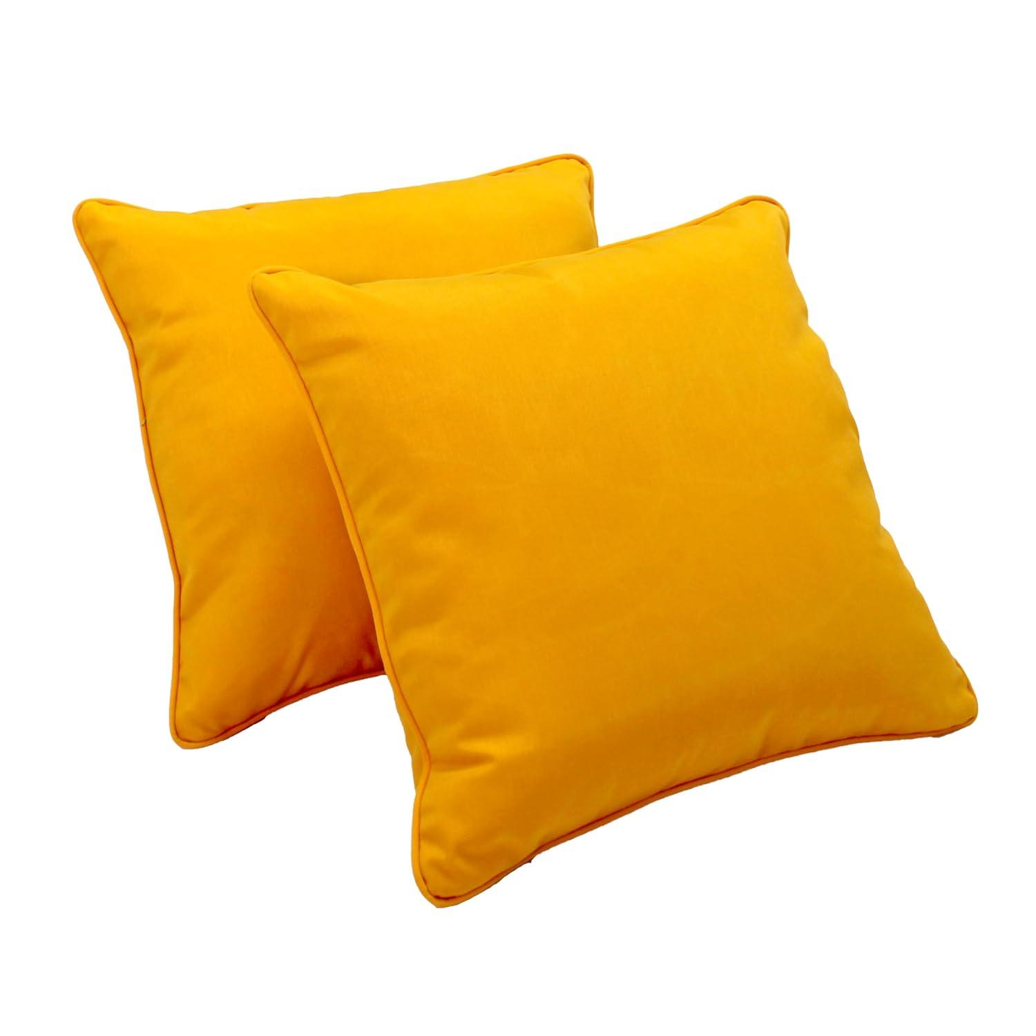 Element Synthetic Throw Square Indoor/Outdoor Pillow Cover & Insert (Set of 2)