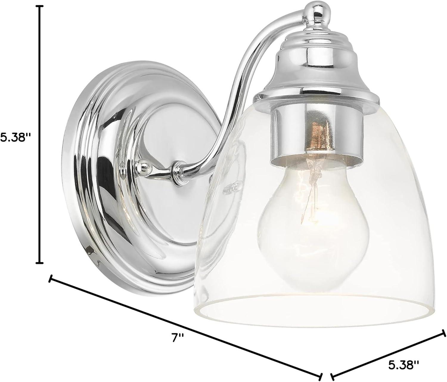 Livex Lighting Montgomery 1 - Light Vanity in  Polished Chrome