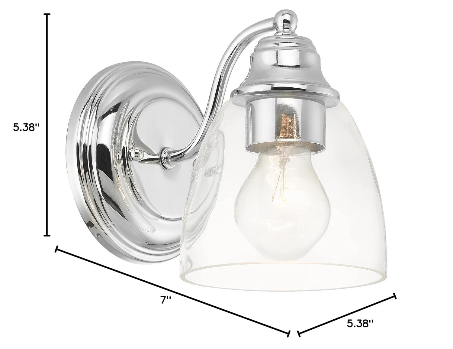 Livex Lighting Montgomery 1 - Light Vanity in  Polished Chrome