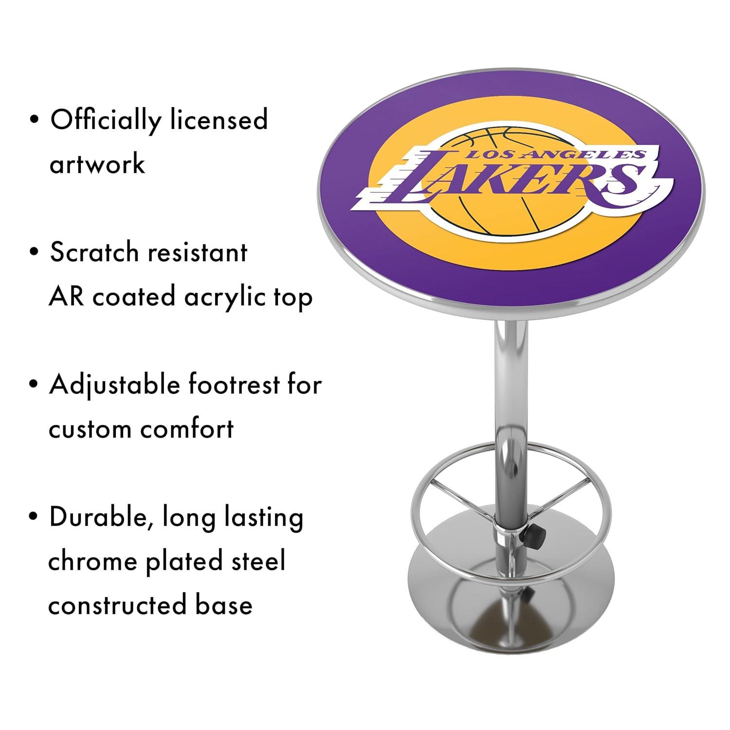 Trademark Global Round Metal Base Dining Table