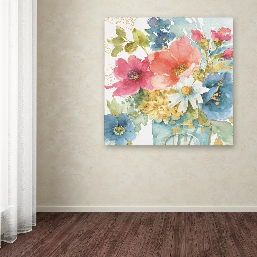 Trademark Fine Art -Lisa Audit 'My Garden Bouquet II' Canvas Art - 14''x14''