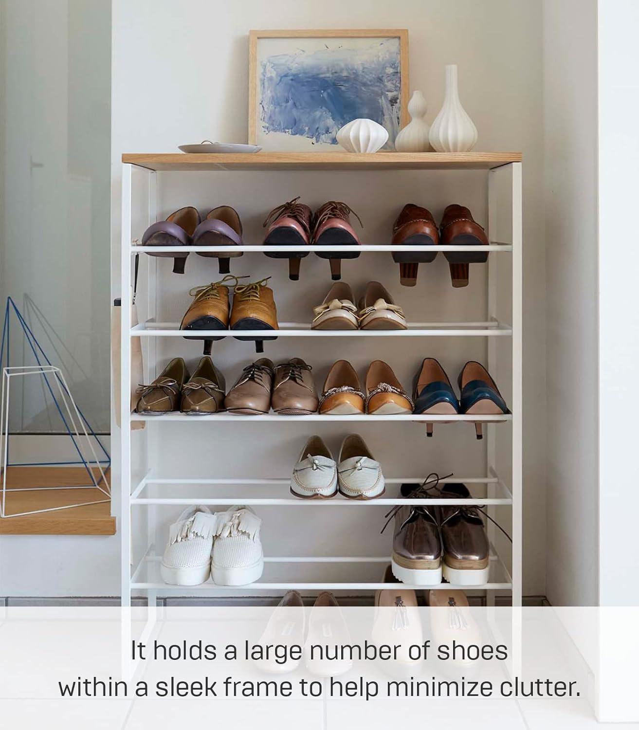 Yamazaki Tiered Shoe Rack