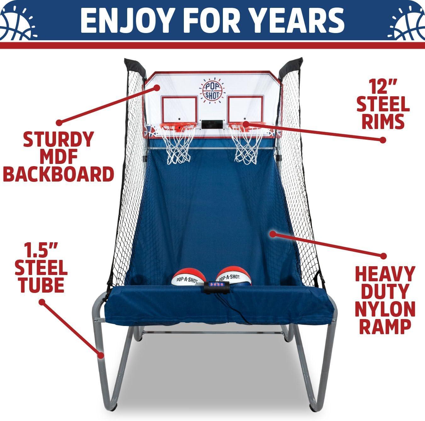 Pop-A-Shot Home Dual Shot Basketball Game