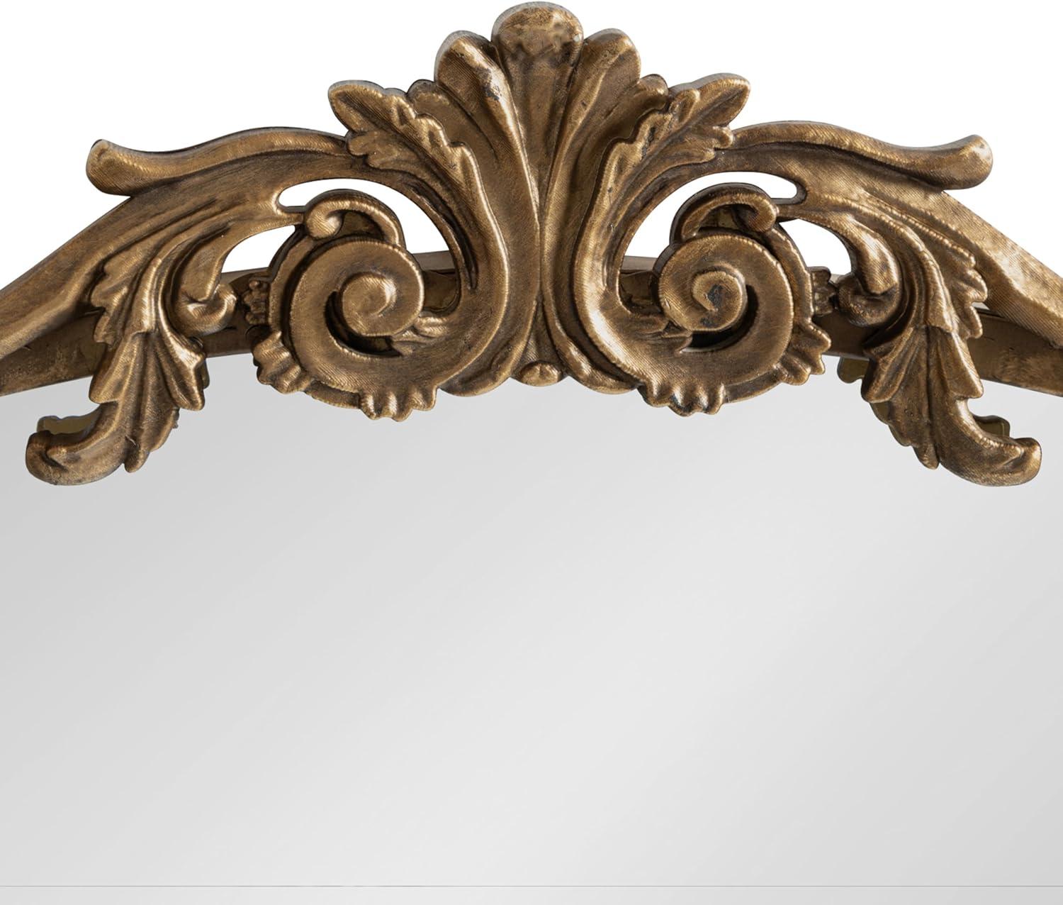 Arendahl 24" x 41" Gold Baroque-Inspired Vanity Mirror