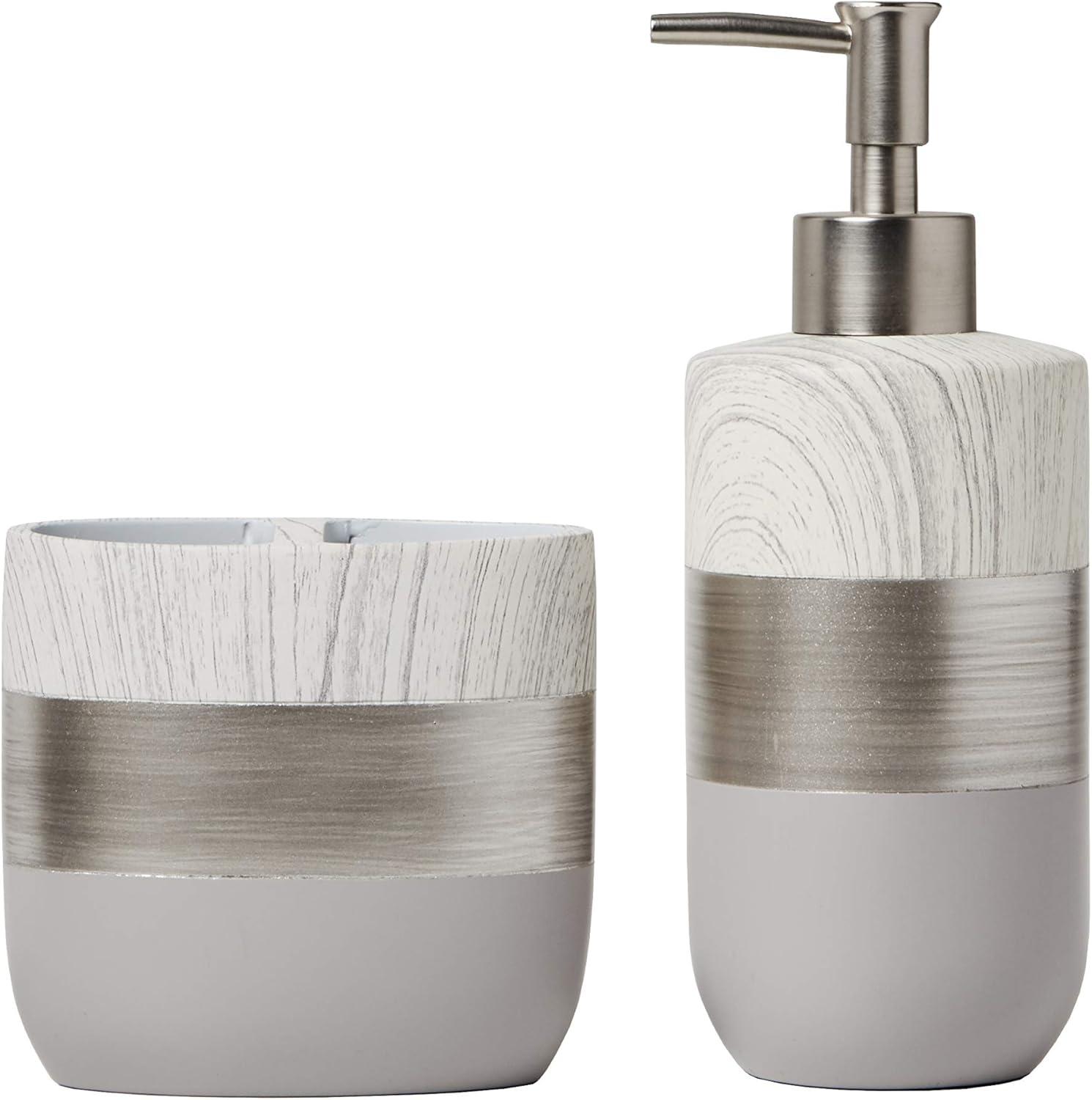 SKL Home Liselotte Lotion/Soap dispenser, Natural, 14.90 oz.