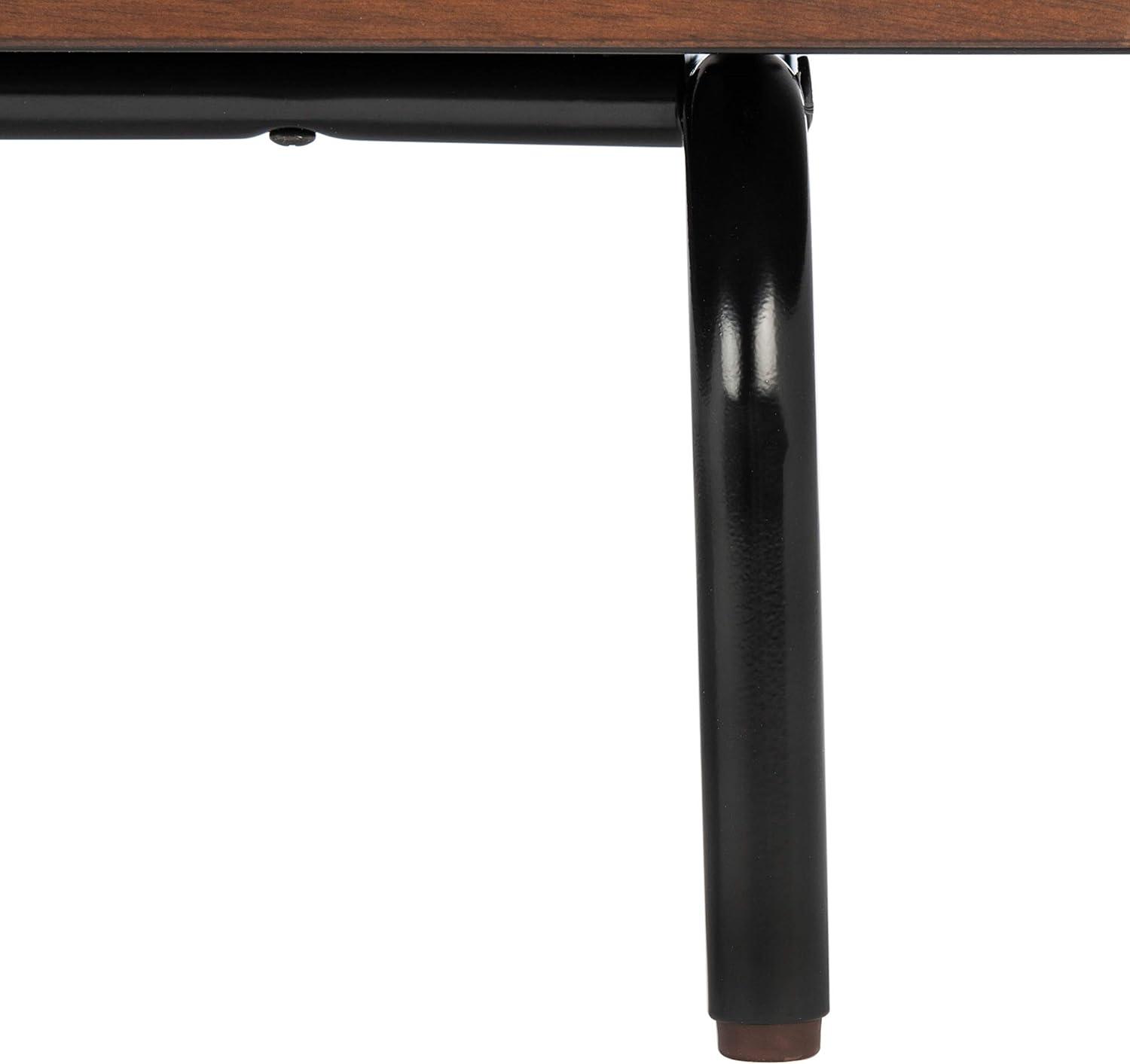 Luxurious Mahogany and Black Walnut 58" TV Stand with Cabinet