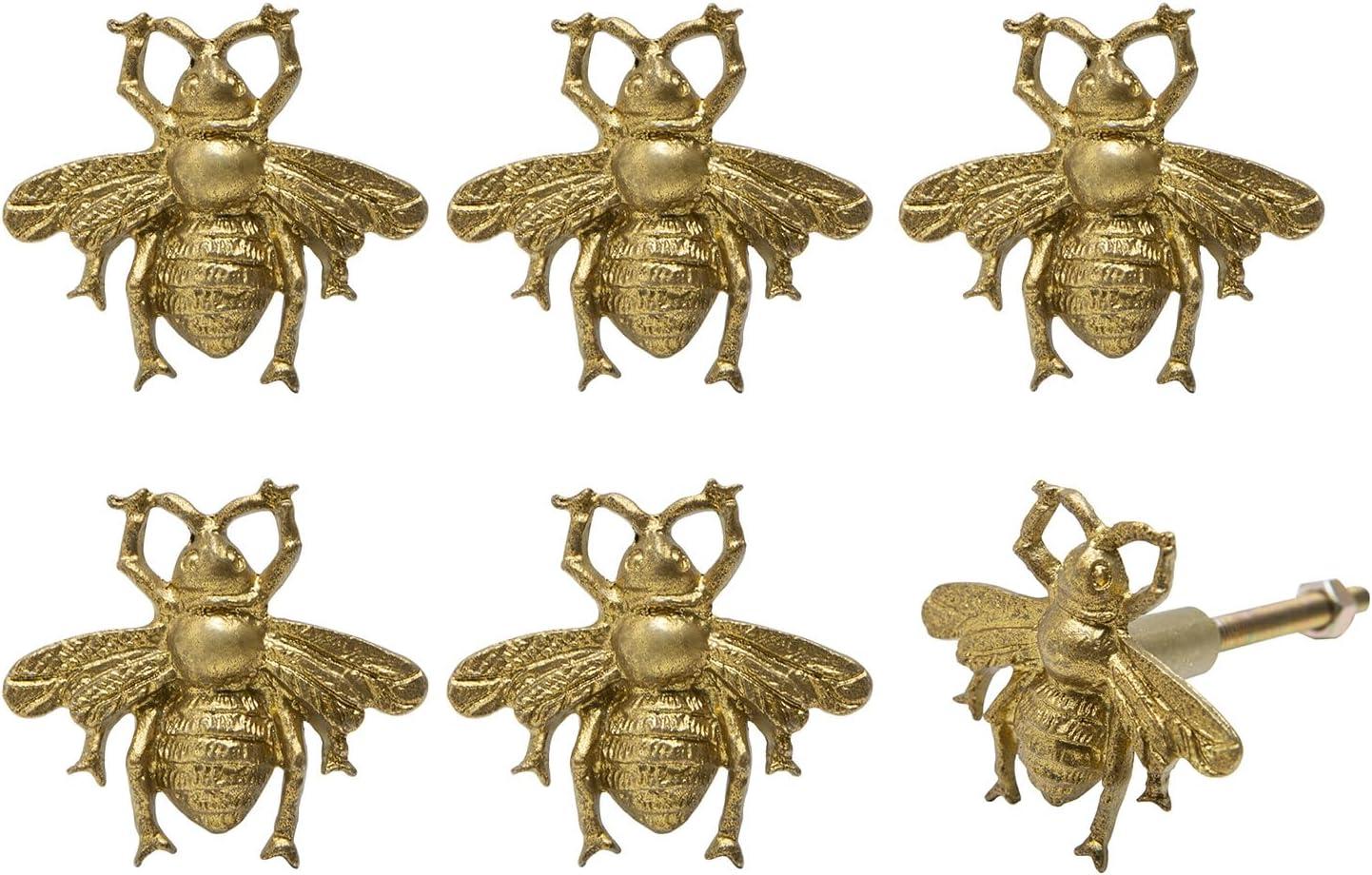 1.9" Length Bee Novelty Knob Multipack (Set of 6)
