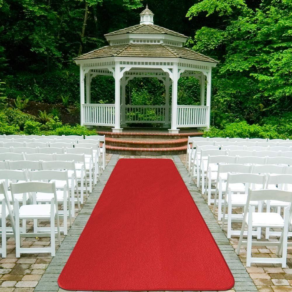Red Carpet Aisle Runner - 3' x 20' - Many Other Sizes to Choose From