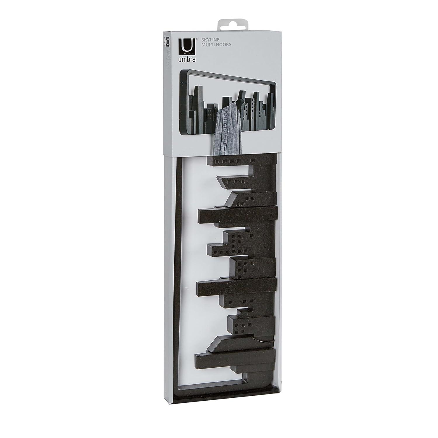 Umbra Skyline Plastic Wall 5 - Hook Wall Mounted Coat Rack