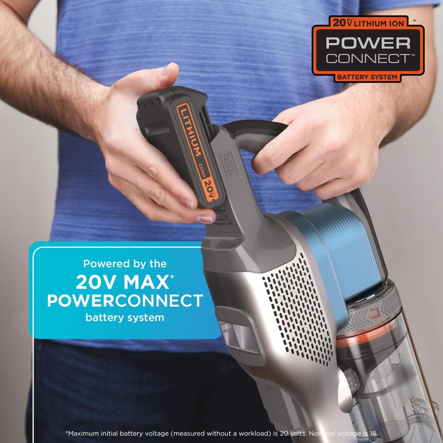 BLACK+DECKERPOWERSERIES Extreme 20V MAX* cordless stick vacuum